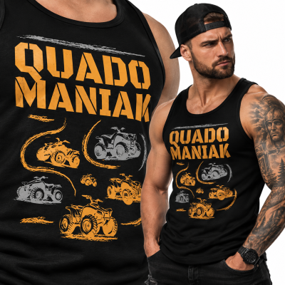 TANK TOP ŚMIESZNY  QUADO MANIAK